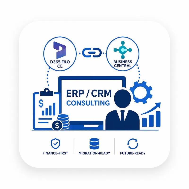 Enterprise ERP consulting and finance-first delivery
